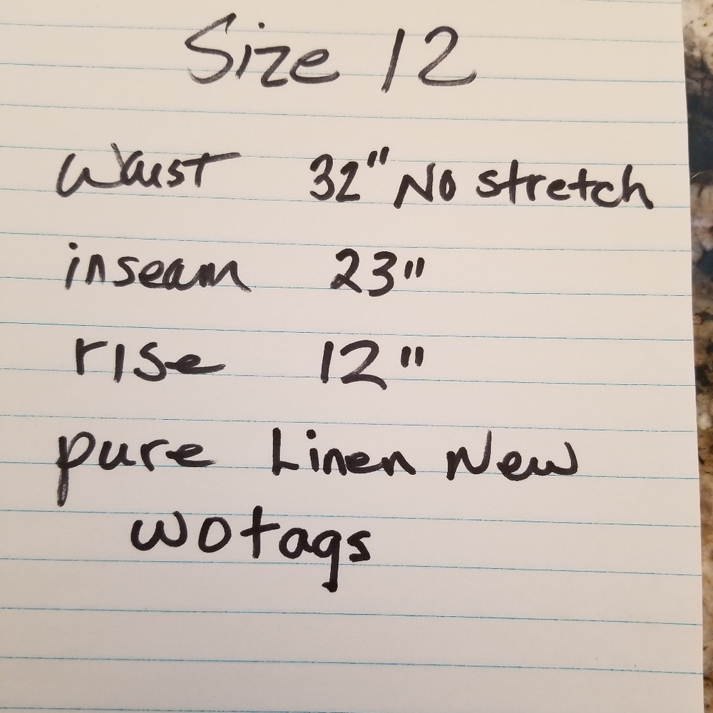 Linen capri - Picture 3 of 3